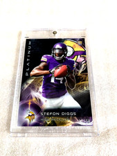 2015 STEFON DIGGS - TOPPS PLATINUM BLACK ROOKIE REFRACTOR RC # 35/50 (RARE!)🔥🔥