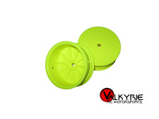 RC TLR Losi 2.2" 22 Gen I 10 mm Hex Front Wheels Plastic Yellow (2) 7001