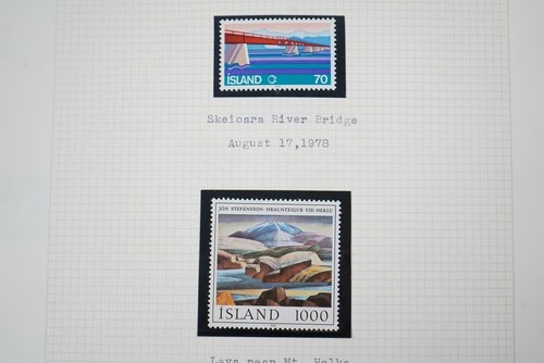 ICELAND 1930s–1980s COLLECTION OF ABOUT 200 STAMPS MINT & USED STORED IN ALBUM - Picture 8 of 24