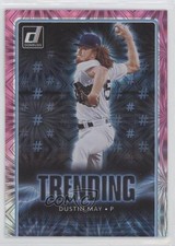 2021 Panini Donruss Trending Pink Fireworks Dustin May #TR10 uk2