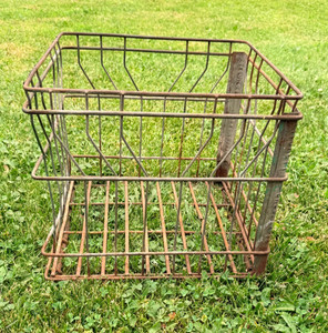 Vintage Metal Crate | eBay