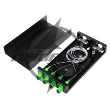 Fiber optic terminal box 4 core Desktop type SC /APC with adapter pigtail 4 Port