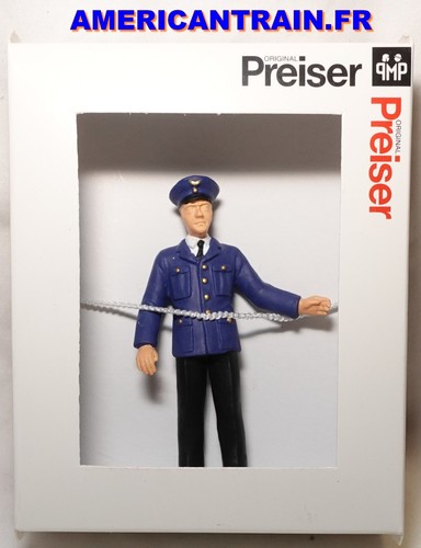 Figurine employé de chemin de fer 0240010 échelle G 1/22,5 Preiser | Condition: Neuf