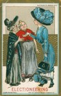 Vintage Postcard  "Electioneering" Suffragette Series 2 Votes for Women — photo 1