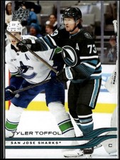 2025 Upper Deck Hockey Series 1 Tyler Toffoli #140 San Jose Sharks