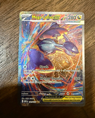 The Pokémon Company Mega Latias EX 181/132 ME01 Special Illus Rare Holo Eng