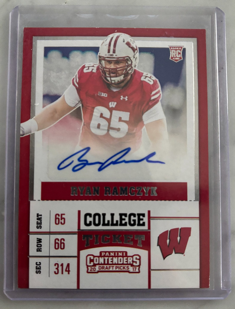 Ryan Ramczyk Panini Contenders Draft Picks #272 Autograph