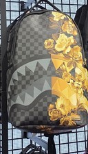 SPRAYGROUND LIMITED EDITION BACKPACK GOLD FLO...
