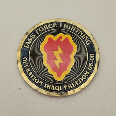 Task Force Lightning Operation Iraqi Freedom 06-08 Challenge Coin#1