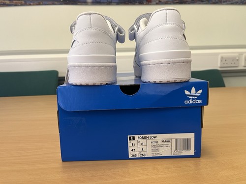 Scarpe Adidas Uomo Originali | Forum Low | Bianco | UK 8 | Nuove ✅ FY7755 - Foto 4 di 8