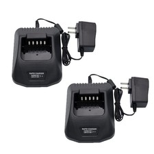 2Pcs KSC-25 Rapid Charger For Kenwood TK2140 TK3140 TK2160 TK3160 TK2360 TK3360