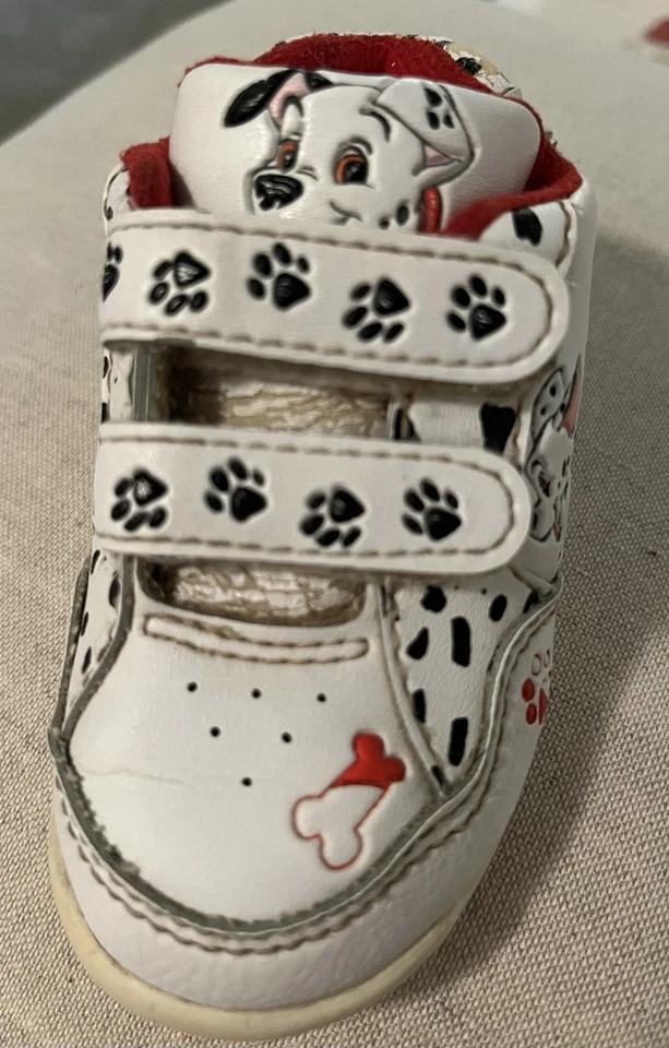 Vintage Disney 101 Dalmatians Dog Baby Sneakers Tennis Shoes Size 4 HTF  - Image 4 of 4
