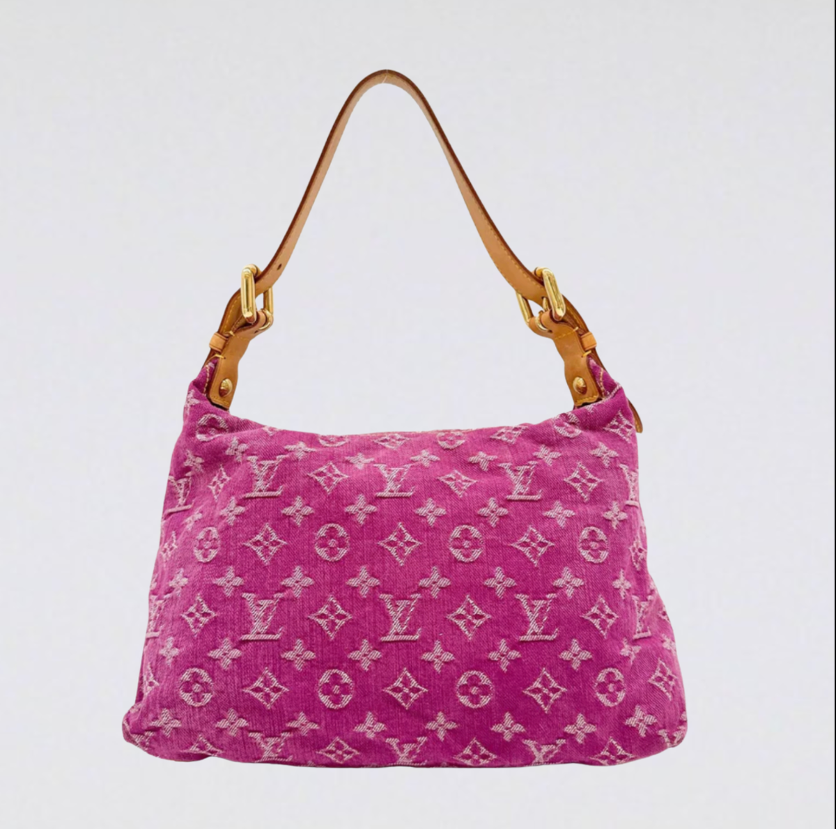 Louis Vuitton Neo Speedy Fuchsia Monogram Denim Shoulder Bag | eBay