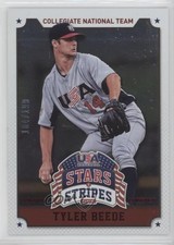 2015 Panini Stars and Stripes Longevity Parallel Ruby /199 Tyler Beede #96 e5r
