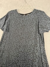 SHOW ME YOUR MUMU Womens XS Leopard Print Short Sleeve Mini Dress