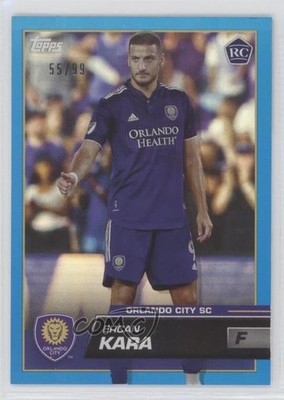 2023 Topps MLS Blue Foil 55/99 Ercan Kara #55 Rookie RC n0c