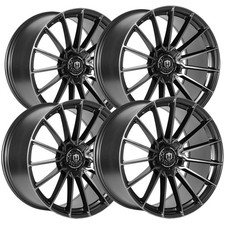 Set Of 4 Curva Cff75 20x8.5 5x112 32mm Blacktint Wheels Rims 20 Inch