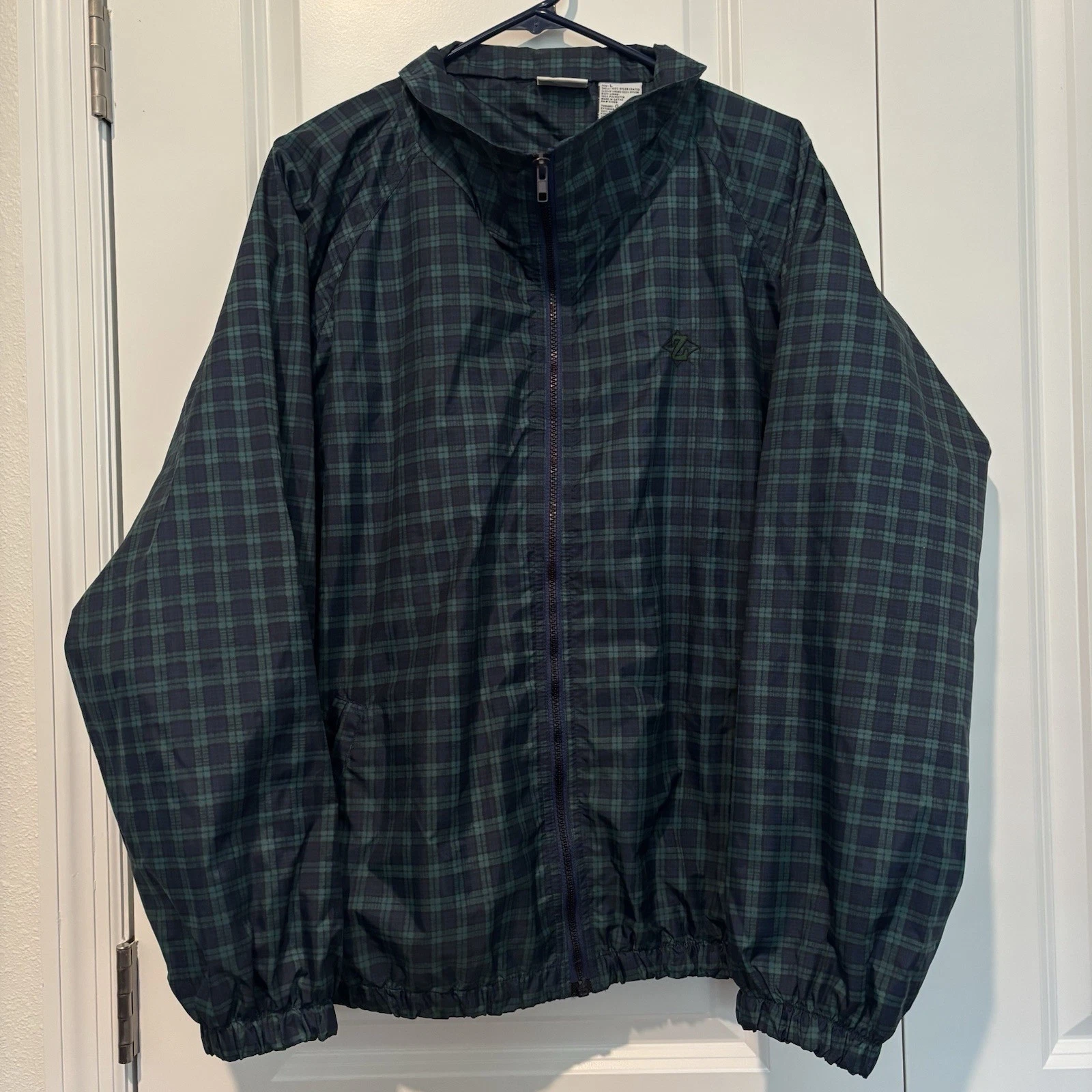 Vintage Jerzees Jacket Mens Large Blackwatch Plaid Windbreaker Full Zip EXC 90s
Opens in a new windo