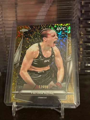 UFC 2026 TOPPS CHROME FATIMA KLINE 17/50 ROOKIE CARD