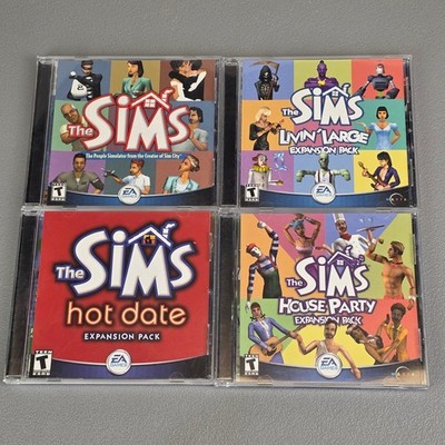 The Sims Livin' Large Hot Date House Party PC Video Game Lot