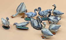 Britains Lead Farm Waterfowl Swans Geese Ducks 1940s Vintage Lead Figures Lot