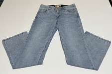 Democracy Ab Technology Bootcut Jeans Women's 10 31x31 Blue Light Wash Stretch