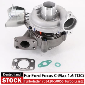 Turbolader Für Ford Citroen C4 Peugeot 207 Volvo Mazda 1.6 HDI TDCI 80 kW 109 PS