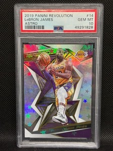 2019-20 Panini Revolution Basketball LeBron James Astro PSA 10 GEM MT #14 Lakers