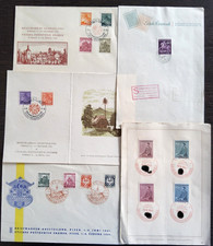 B&ouml;hmen und M&auml;hren,  Posten mit Gedenkbl&auml;ttern mit Sonderstempeln von 1940 -1943