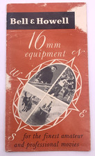 Bell Howell Filmo 16mm Motion Picture Camera Price List Guide Brochure Booklet