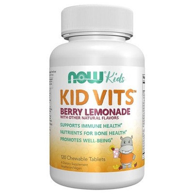 Now Foods Kid Vits Vitamine Mineralien Kinder Berry Blast 120 Tabletten