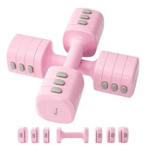 Srsrana Ensemble de sonnettes réglables pour femmes : 2,2-5,5 lbs Changement rapide Non-dépliant
