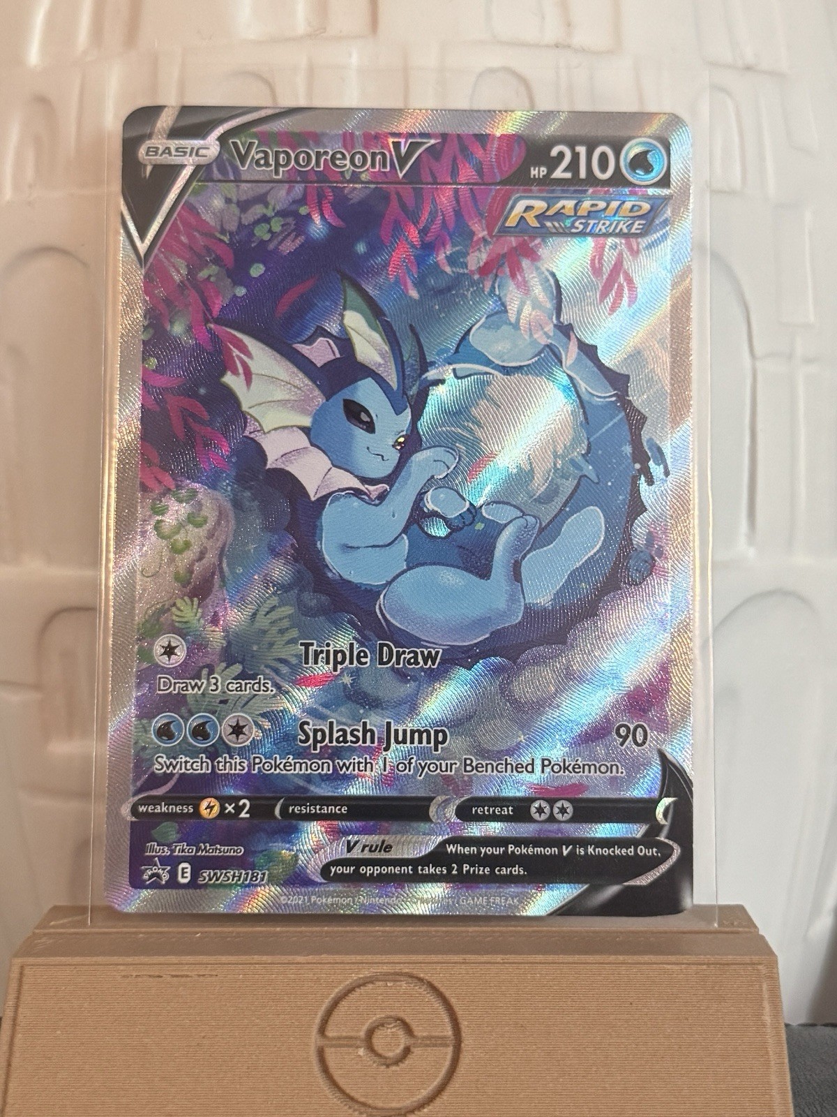 Vaporeon V SWSH181 SWSH: Sword & Shield Promo Cards Holo