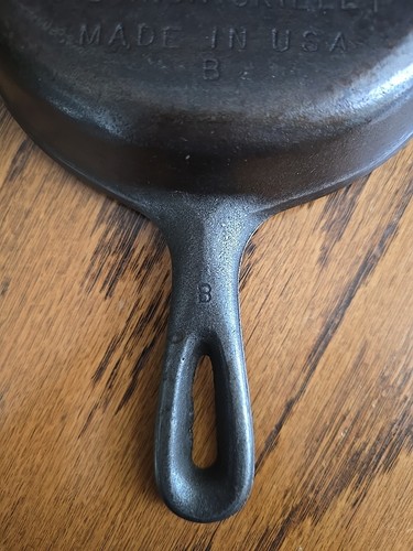 Vintage 2er Set 6 1/2" Gusseisen Pfanne Pfanne Hergestellt in den USA - Bild 13 von 14