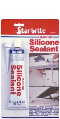 American Motorhome RV 5TH Wheel Star Brite Marine Silicone Sealant White 82101