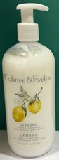 Crabtree  Evelyn Citron Honey Coriander Skin Quenching Body Lotion 16.9oz New
