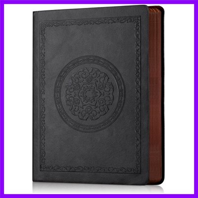 Lined Journal for Men Soft Cover Notebook Leather Journals for Writing, 180 Lay
