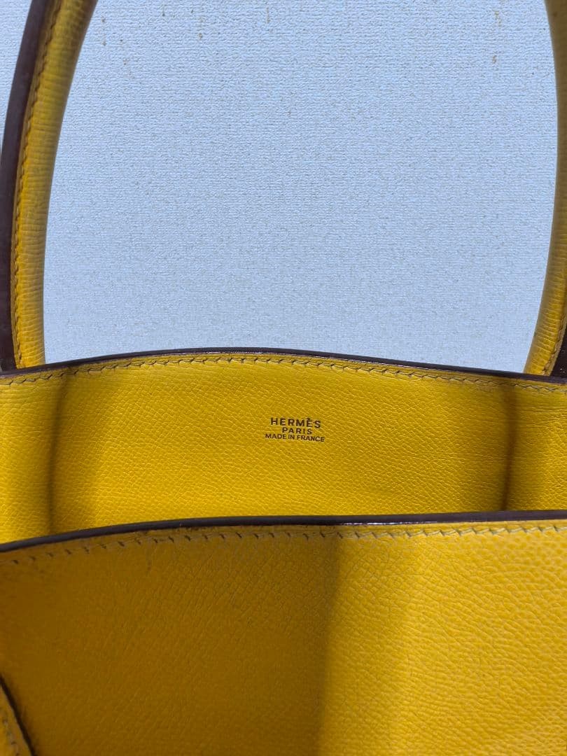 HERMES Handbag Yellow — image 6