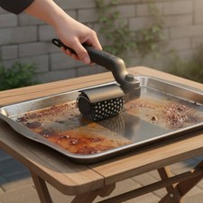 Electric Grill Brush Angled Handle USB Charging Grill Brush