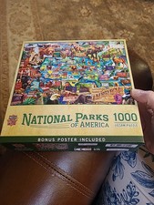 MASTER PIECES 1000 PIECE JIGSAW PUZZLE - NATIONAL PARKS OF AMERICA - COMPLETE