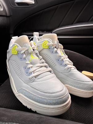 #ad #ad Jordan Spizike Low Men#x27;s Shoes in Photon Dust Sail Coconut Milk Volt $115.00