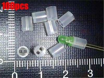 Support 5Mm Led White Plastic 100 Pcs Socket Holder New Ic we