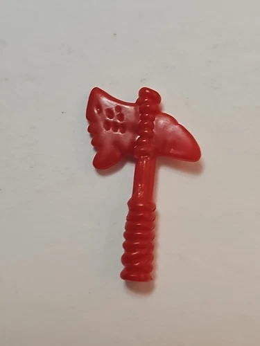 Vintage TMNT Donatello Storage Shell /Troll Doll Figure Replacemt Red Axe Part B