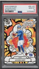 2025 Donruss Bomb Squad Jaxson Dart ROOKIE #BS-JDT PSA 10 GEM MINT
