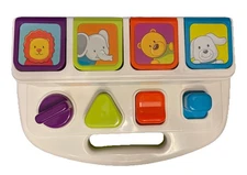 Battat Pop-Up Pals Interactive Animal Color Sorting Push & Pop Up Toy