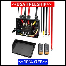 Pre-Wired Winch Control Box Kit, 12V 500A Win...