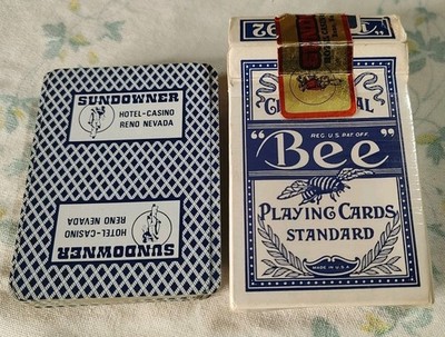 Club Special Bee Casino No. 92 Playing Cards Cambric Finish Sundowner Hotel Reno