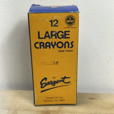 Sargent Large Crayons Lot of 7 Boxes 12 Pack Each 84 Total School Art Supply