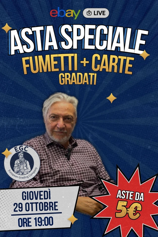 Asta speciale - FUMETTI + CARTE GRADATI - A PARTIRE DA 5€ (EGC Comics)