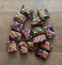 Reusable Sanitary Pads Cloth Menstrual Pads 5 Pack Handmade African Print Wings